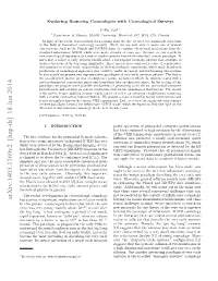 Exploring Bouncing Cosmologies with Cosmological Surveys