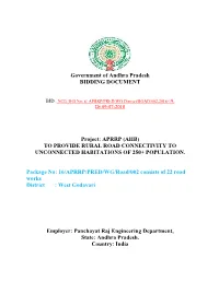 Government of a BIDDING DO Project: APR to PROVIDE RURAL