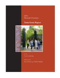 Harvard University 2005 Town Gown Report