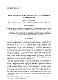 Interacting Boson Model of Collective Octupole States (I)