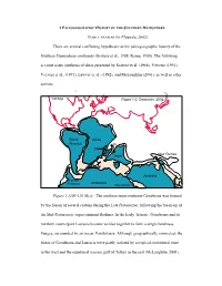ISABEL SANMARTÍN (Uppsala, 2002) There Are Several Conflicting Hypothesis on the Paleogeographic History of the Southern Hemisp