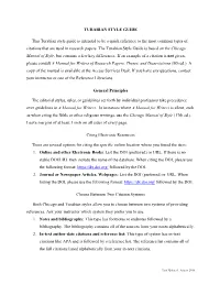 Turabian Style Guide