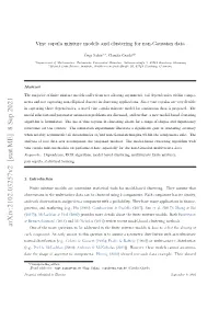 Vine Copula Mixture Models and Clustering for Non-Gaussian Data