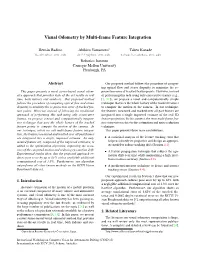 Visual Odometry by Multi-Frame Feature Integration
