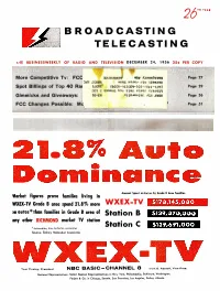 Broadcasting Telecasting