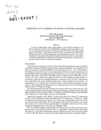 Detection of Co Emission in Hydra I Cluster Galaxies