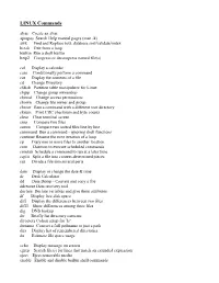 LINUX Commands