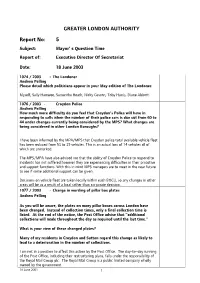 Mayors Question Time