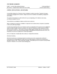 SECTION 3 - Complementary Network Services (CNS) Cancels Original Sheet 1