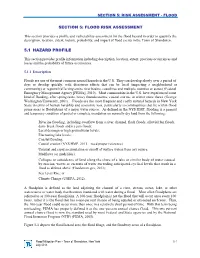 Section 5: Risk Assessment - Flood