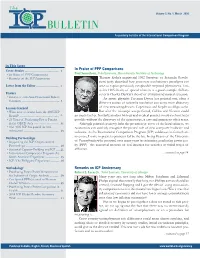 Bulletin a Quarterly Bulletin of the International Comparison Program
