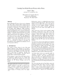 Creating User-Mode Device Drivers with a Proxy Galen C