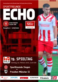 SFS Vs. SC Preußen Münster II