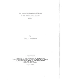 The Concept of Intentional Action in the Grammar of Kathmandu Newari