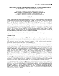 A PROPOSED FRAMEWORK for IDENTIFYING and EVALUATING ECOSYSTEM SERVICE TRADEOFFS for MARINE PROTECTED AREA PLANNING Michael Harte