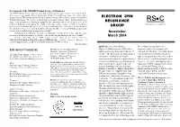 Electron Spin Resonance RS?C