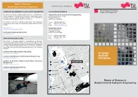 Master of Science in Geotechnical & Hydraulic Engineering TU GRAZ