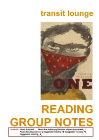 Reading Group Notes