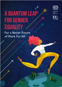 A Quantum Leap for Gender Equality: for a Better Future of Work For