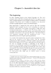 Chapter 1 – Australia's First