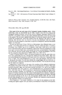 First Report of the Nest and Young of the Variegated Antpitta (Grailaria