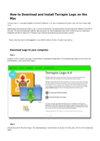 How to Download and Install Terrapin Logo on the Mac