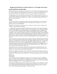 1 Background Information on Natural Resources in the Kagera River Basin