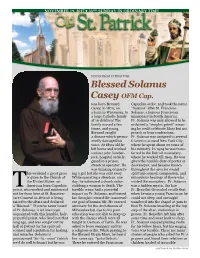 Blessed Solanus Casey OFM Cap