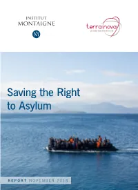 Saving the Right to Asylum