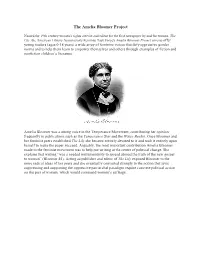 The Amelia Bloomer Project