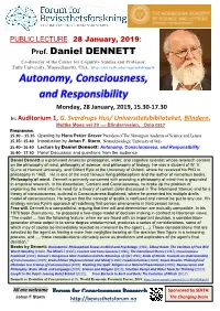 Autonomy, Consciousness, and Responsibility