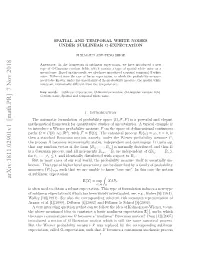 Spatial and Temporal White Noises Under Sublinear G-Expectation