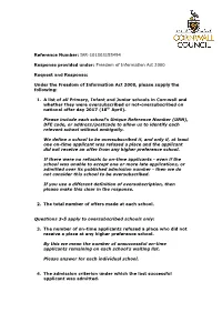 IAR-101003155494 Response Provided Under