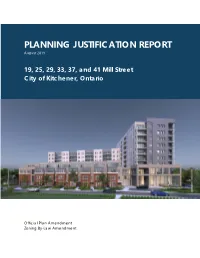 PLANNING JUSTIFICATION REPORT August 2019