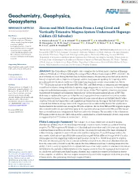 Zircon and Melt Extraction from a Long‐Lived And