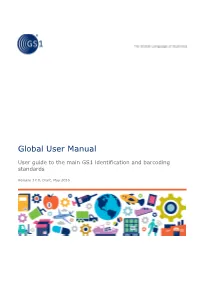 GS1 Global User Manual 2016