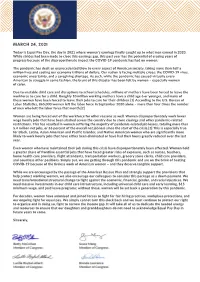 Joint Statement on Equal Pay