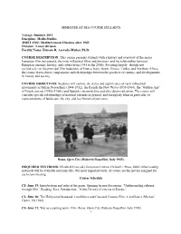 Semester at Sea Course Syllabus