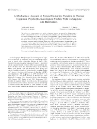 A Mechanistic Account of Striatal Dopamine Function in Human Cognition: Psychopharmacological Studies with Cabergoline and Haloperidol