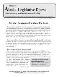 Alaska Legislative Digest No