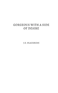 Gorgeous with a Side of Desire