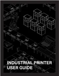 Industrial Printer User Guide