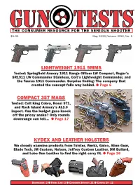 Lightweight 1911 9Mms Compact 357 Mags Kydex And