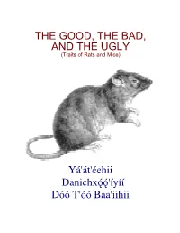THE GOOD, the BAD, and the UGLY (Traits of Rats and Mice)