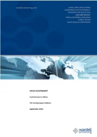 Wardell Armstrong Coal Extraction Impact Report , File Type