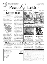 Eye on Iran Accusations of a Clandestine Nuclear by John Steinbach Weapons Program