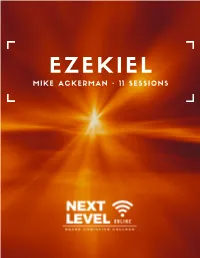 Ezekiel Session 1 Introduction and Overview