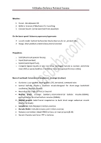 Iasbaba-Defence Related Issues
