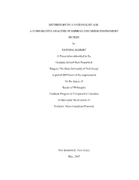 Mythistory in a Nationalist Age