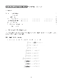 Contents 5 Techniques of Integration